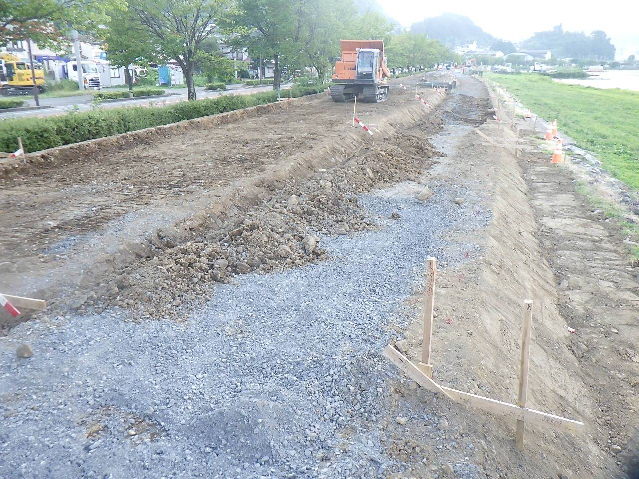 ８月度　工事進捗情報です。｜長野県茅野市で土木工事なら株式会社平成にお任せください。
